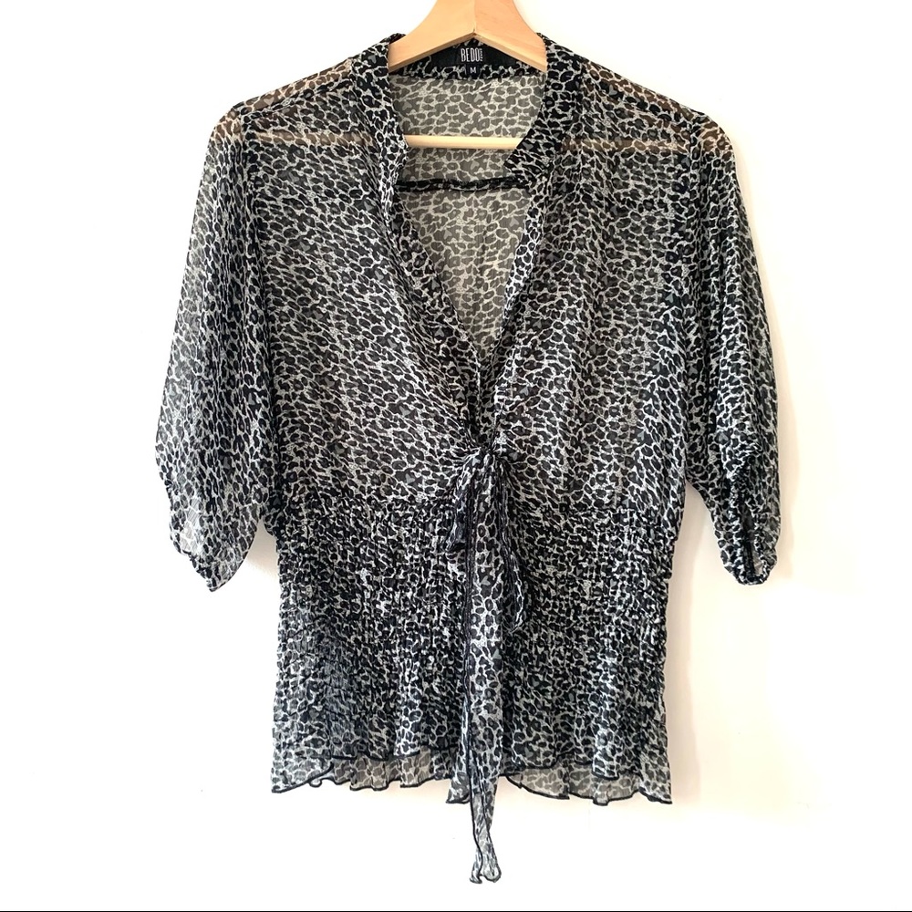 Leopard Print Blouse